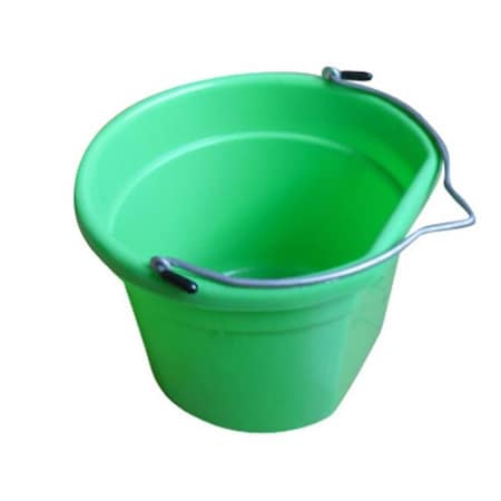 Fancy Feline MR8QP-FSB-GRN 8 Quart Green Flat Bucket FA947826
